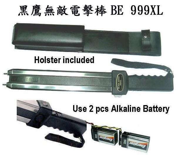 臺灣歐仕達無敵黑鷹四用(扁金鋼)BE999XL電擊器 臺灣歐仕達無敵黑鷹四用(扁金鋼)BE999XL電擊器